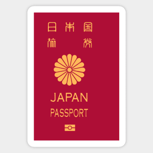 Japan passport Sticker